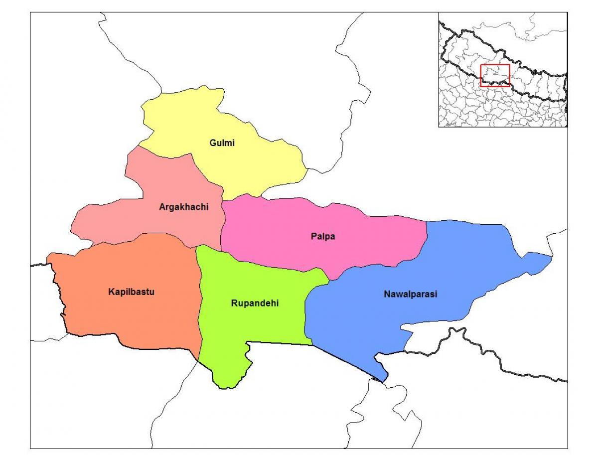 Քարտեզ rupandehi է Նեպալ