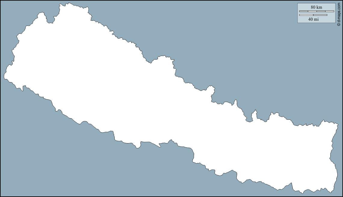 Քարտեզ դատարկ է Նեպալ
