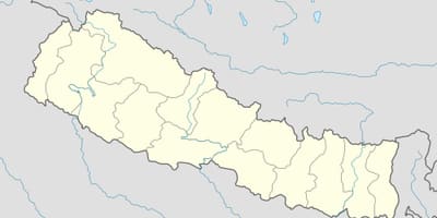 Քարտեզ Նեպալի վեկտոր