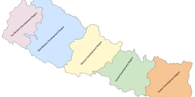 Քարտեզ Նեպալի զարգացման 