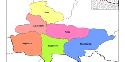 Քարտեզ rupandehi է Նեպալ